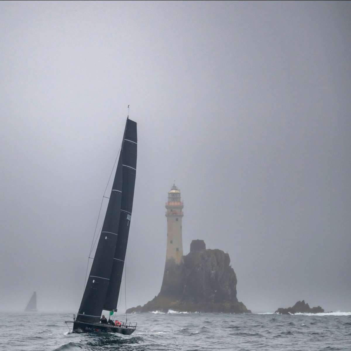 Back 2 Black competing in the 2025 Rolex Fastnet Race. Credit - RORC