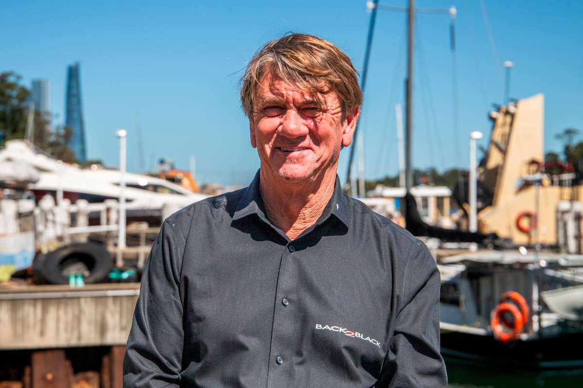 Sean Langman - owner and skipper of Back 2 Black. Credit - Ashley Dart | CYCA