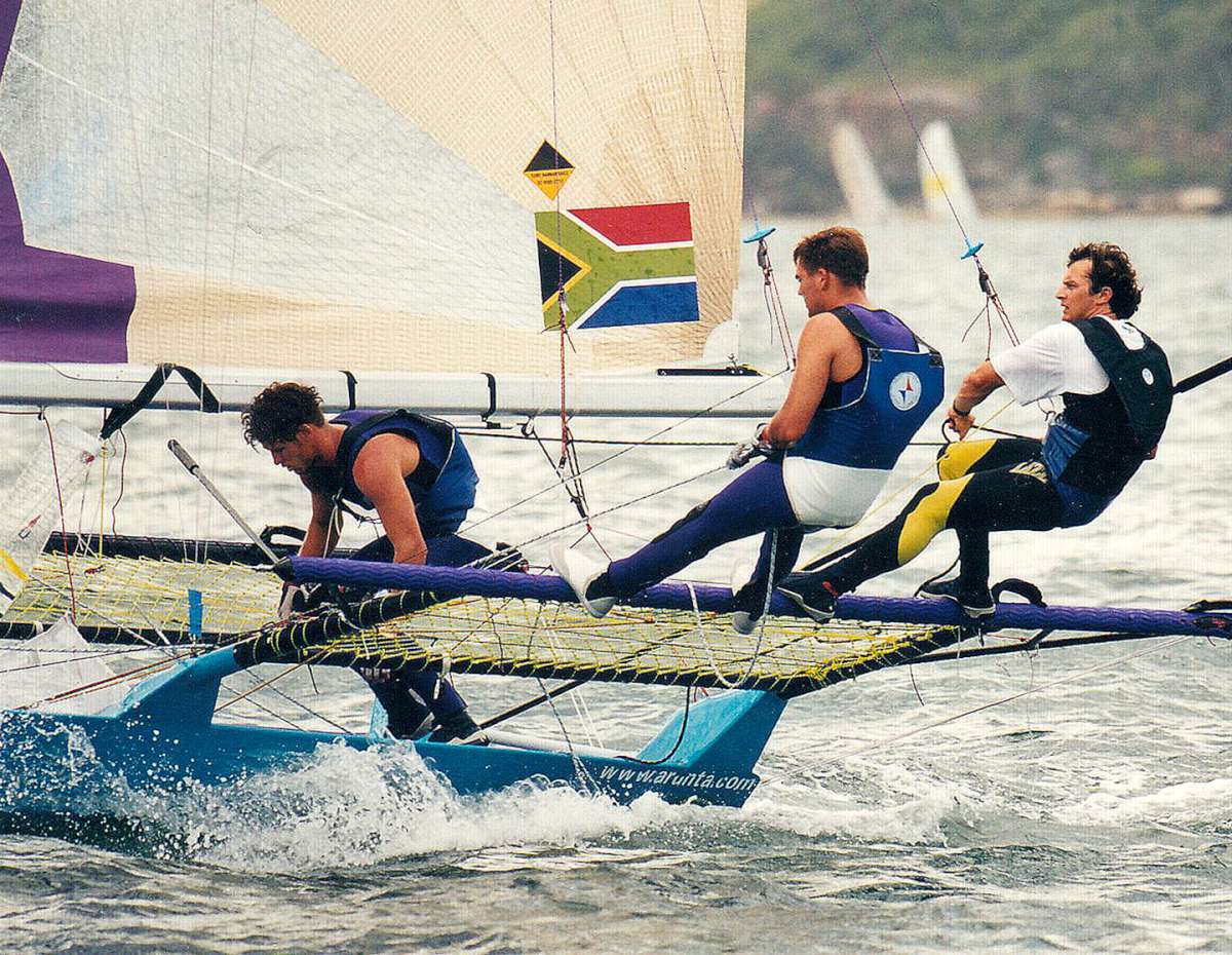 Darren McKavanagh on the sheet, alongside Clynton Wade-Lehman, for South Africa (Frank Quealey)