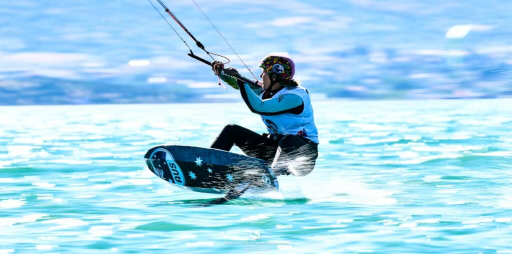 Breiana Whitehead at Formula Kite European Championships - CREDIT Robert Hajduk