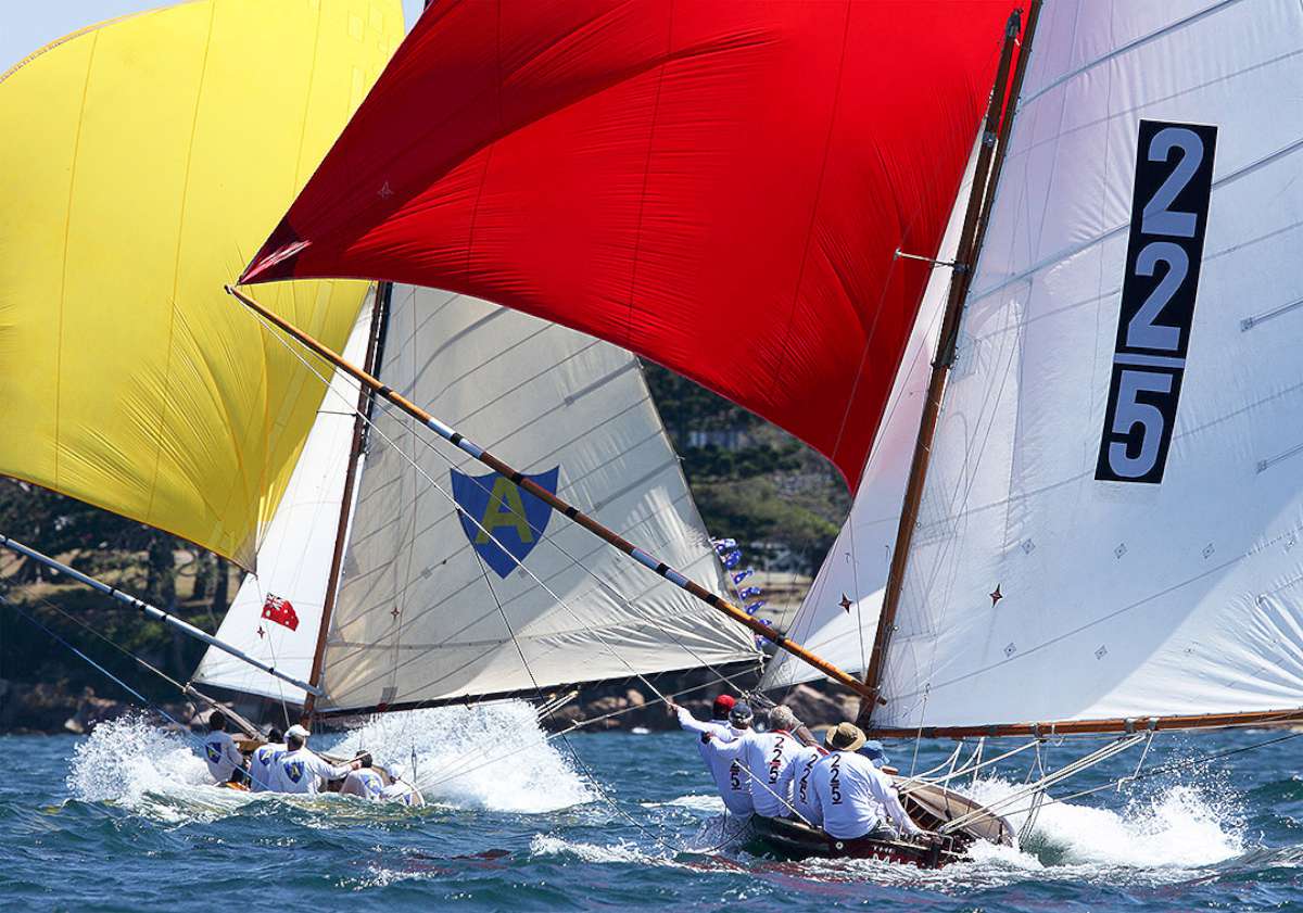 The Mistake, the historical 18 which John Winning will skipper in 2020-2021, chases Alruth downwind