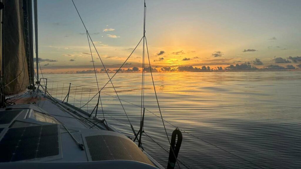 Copyright Jangada Racing - "Another sunset but no wind" 