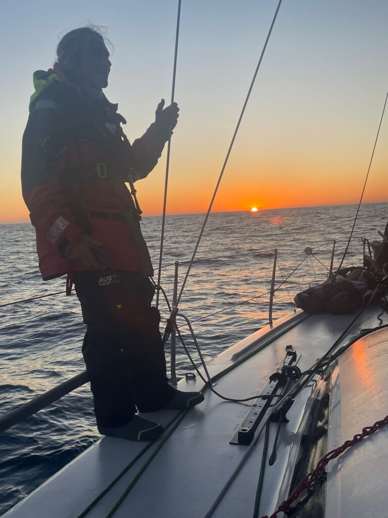 Beautiful sunrise from Frantic - pic courtesy Frantic