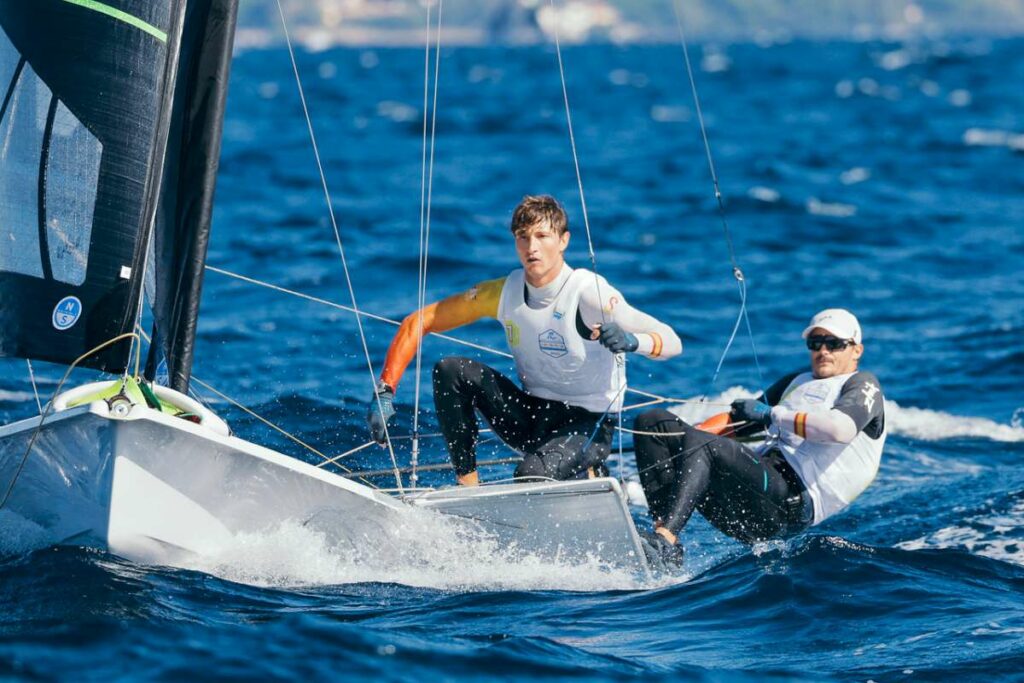 Diego and Florian - 2025 49er, Fx, Nacra 17 Worlds - Credit Sailing Energy
