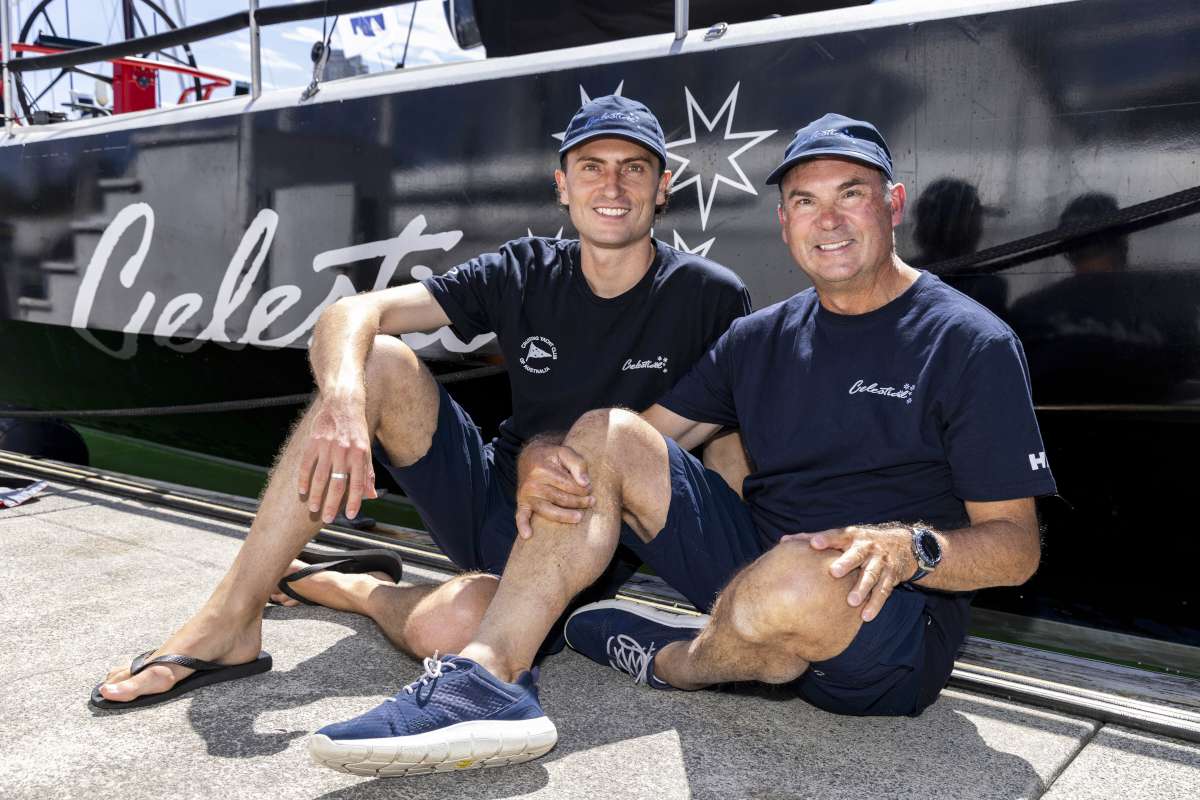 Sam Haynes (right) and his son William. Credit - Andrea Francolini - ROLEX