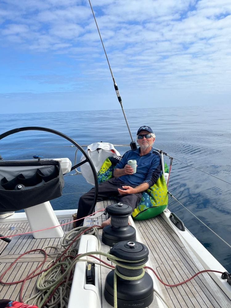 Not much in the way of wind - so why not relax with a coffee says Alan Hill - pic courtesy Cooloola