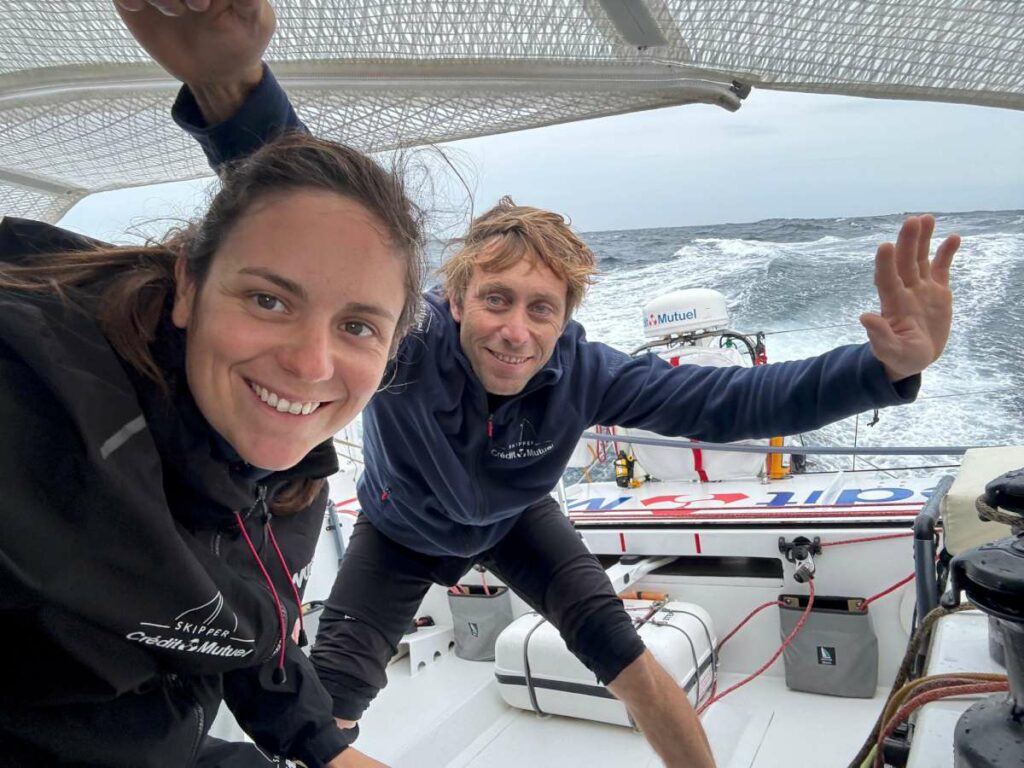 Belgium ocean racing - Curium and Credit Mutuel again 1 mile apart