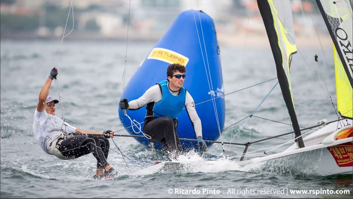 Marc on a 49er in Portugal (provided)