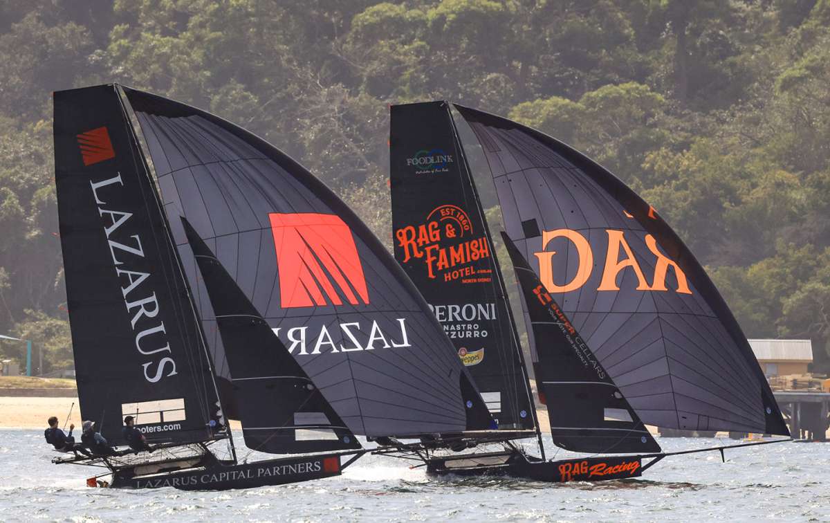 Battling for the lead at the 2024 Giltinan Championship (SailMedia)