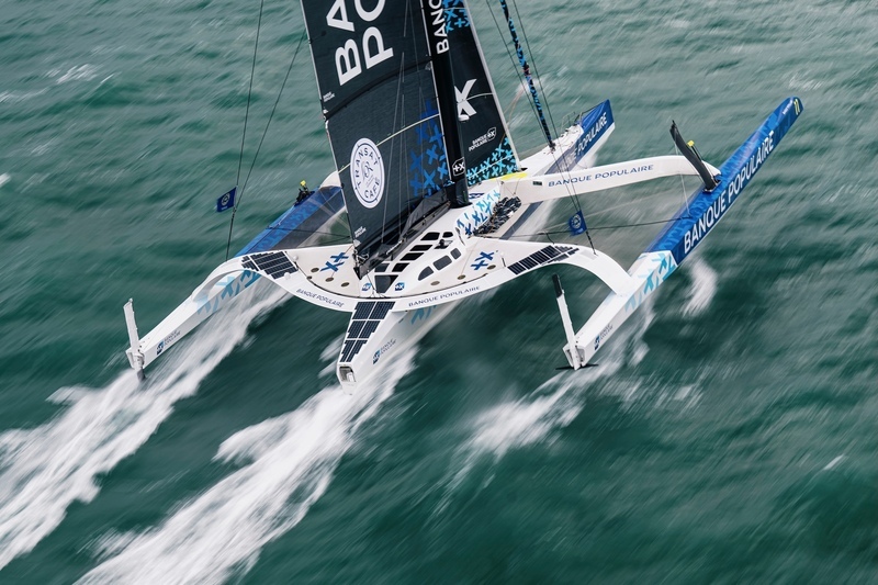 ULTIM class Banque Populaire XI sustained damage to their port rudder © Jean-Louis Carli / Alea