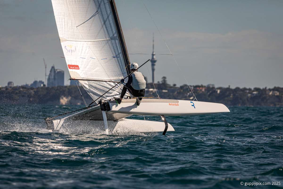 Kuba Surowiec POL 41, is hoping to retain his world crown for the third year running, and masters every condition from super light, to the real fruity stuff at the high end