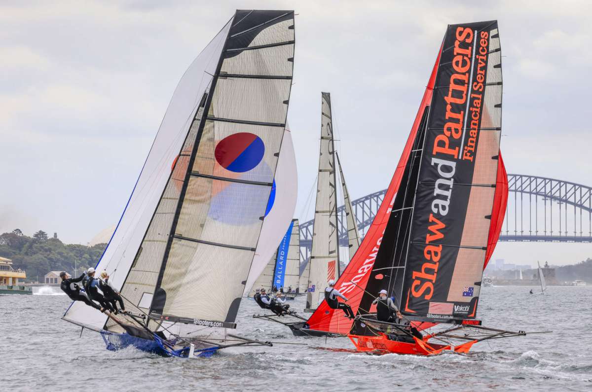 Great battle for the lead in the Spring Championship Race 4 last Sunday (SailMedia)