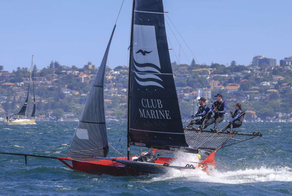 Clu Marine's team were in the top six for most of the long course (SailMedia)