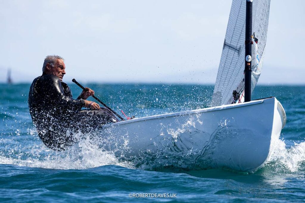 Rob McMillan, AUS moves up to 9th in Finn rankings - Credit Robert Deaves