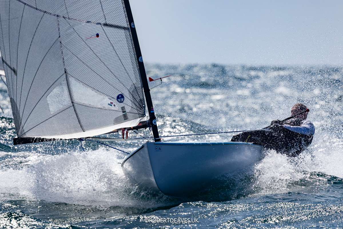 Laurent Hay, FRA returns to top of Finn rankings - Credit Robert Deaves