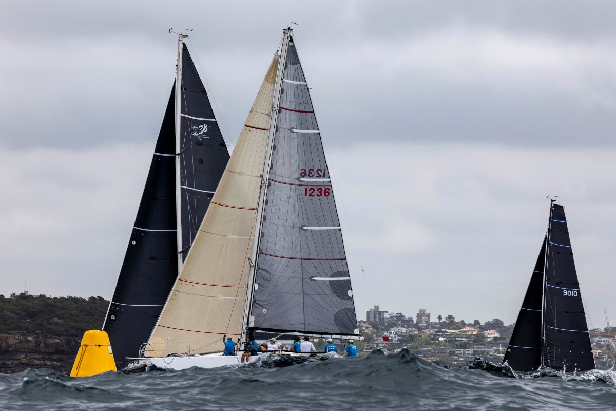 Local Hero amid the action at the SHR in March - Andrea Francolini, MHYC