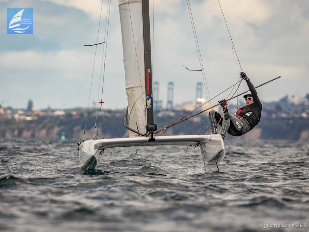 Adam Beattie AUS 14 finishes well in 4th place overnight.