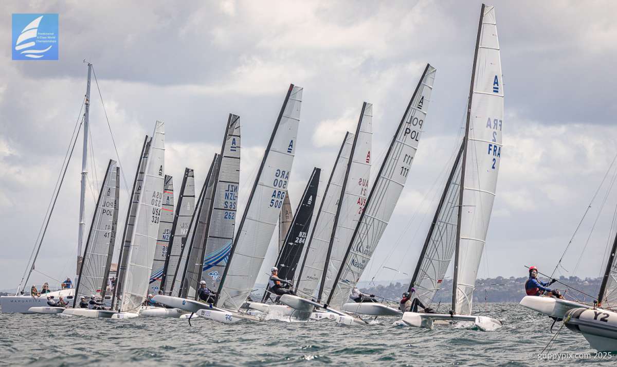 The first Open race gets underway.