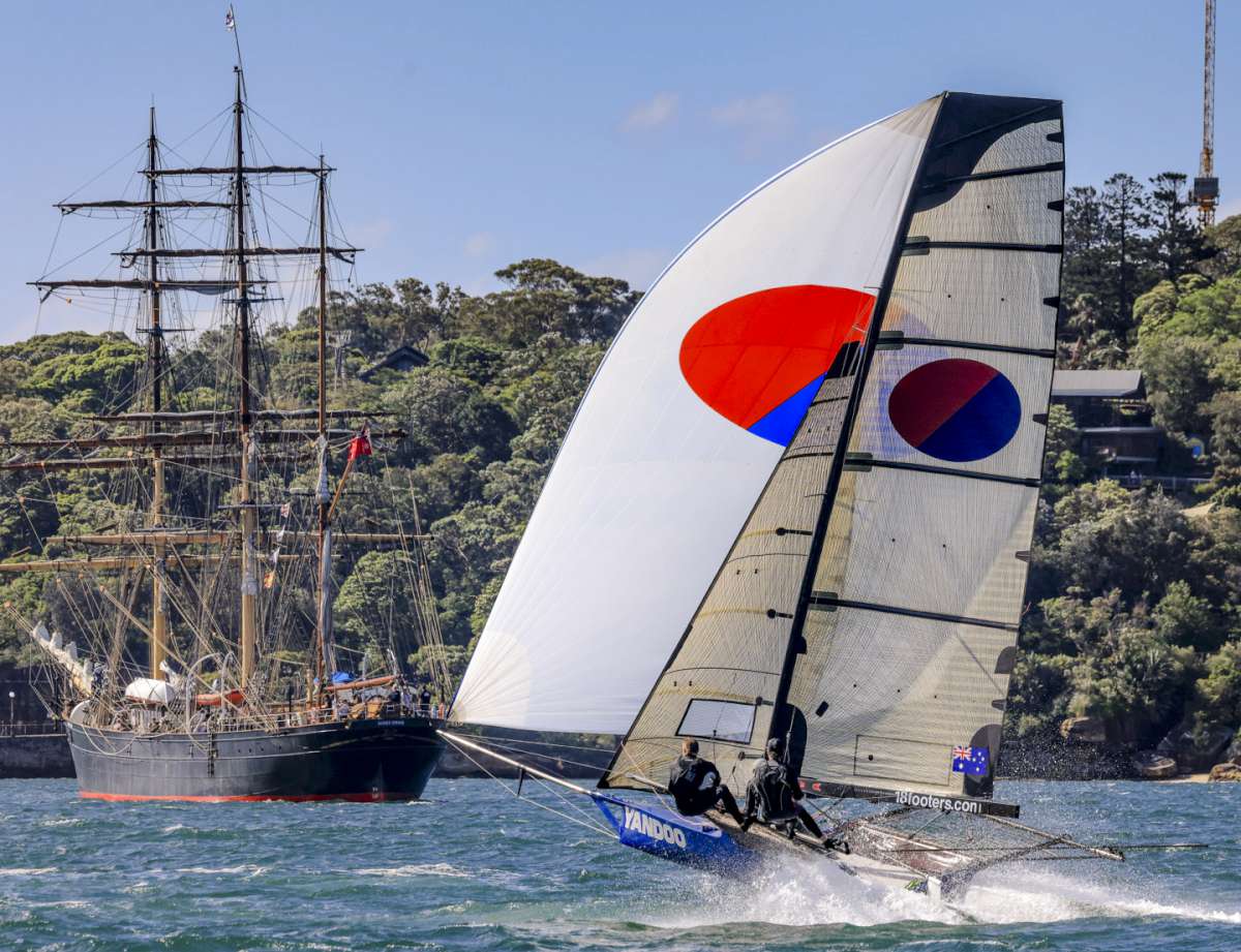 New and old together on Sydney Harbour (SailMedia)