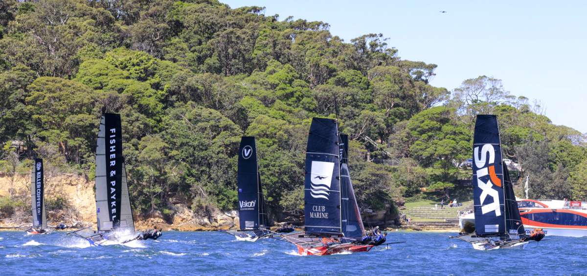 Shortly after the start of Race 5 (SailMedia)