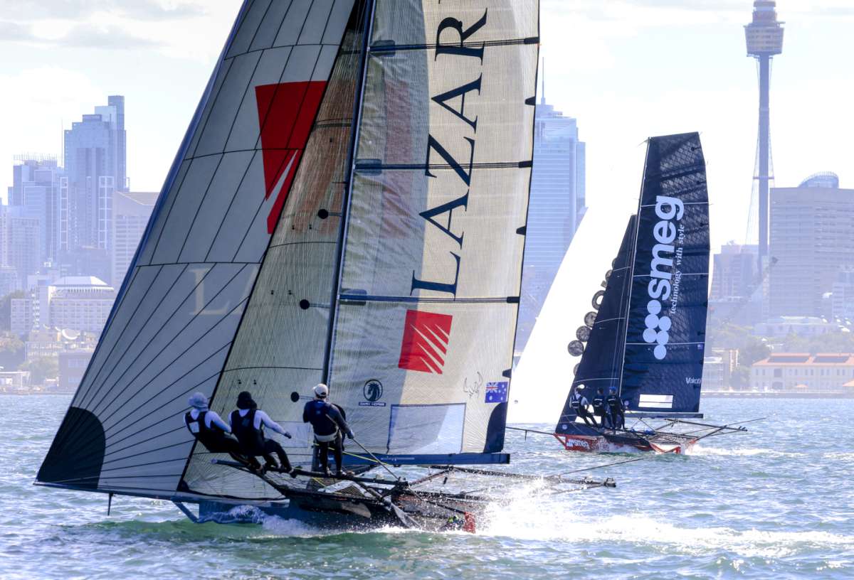 Good fleet racing throughout the race (SailMedia)