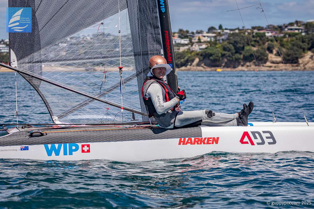 Stevie Brewin keeps off the hot Kiwi sun