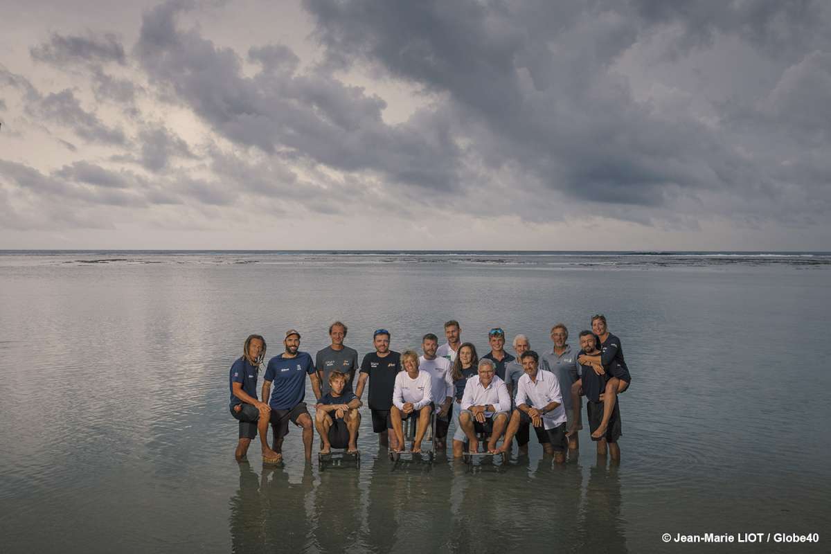 Globe40 sailors ahead of 3rd leg to Sydney - Credit Jean-Marie Liot