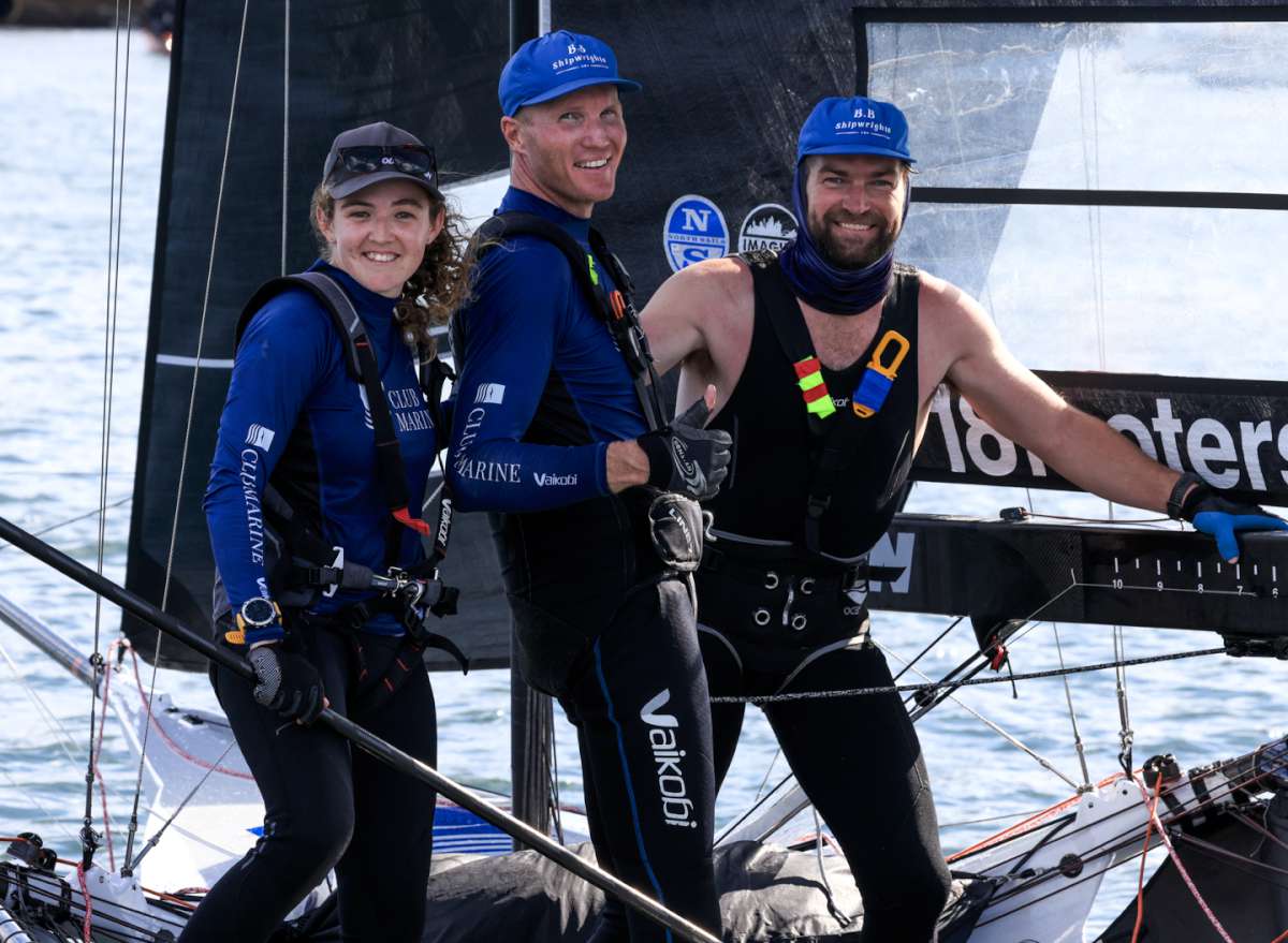 Guess who just won Race 2 of the NSW Championship (SailMedia)