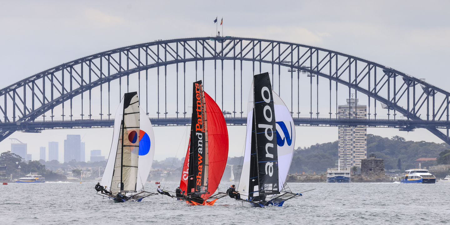 Leaders in Race 2 of the championship (SailMedia)