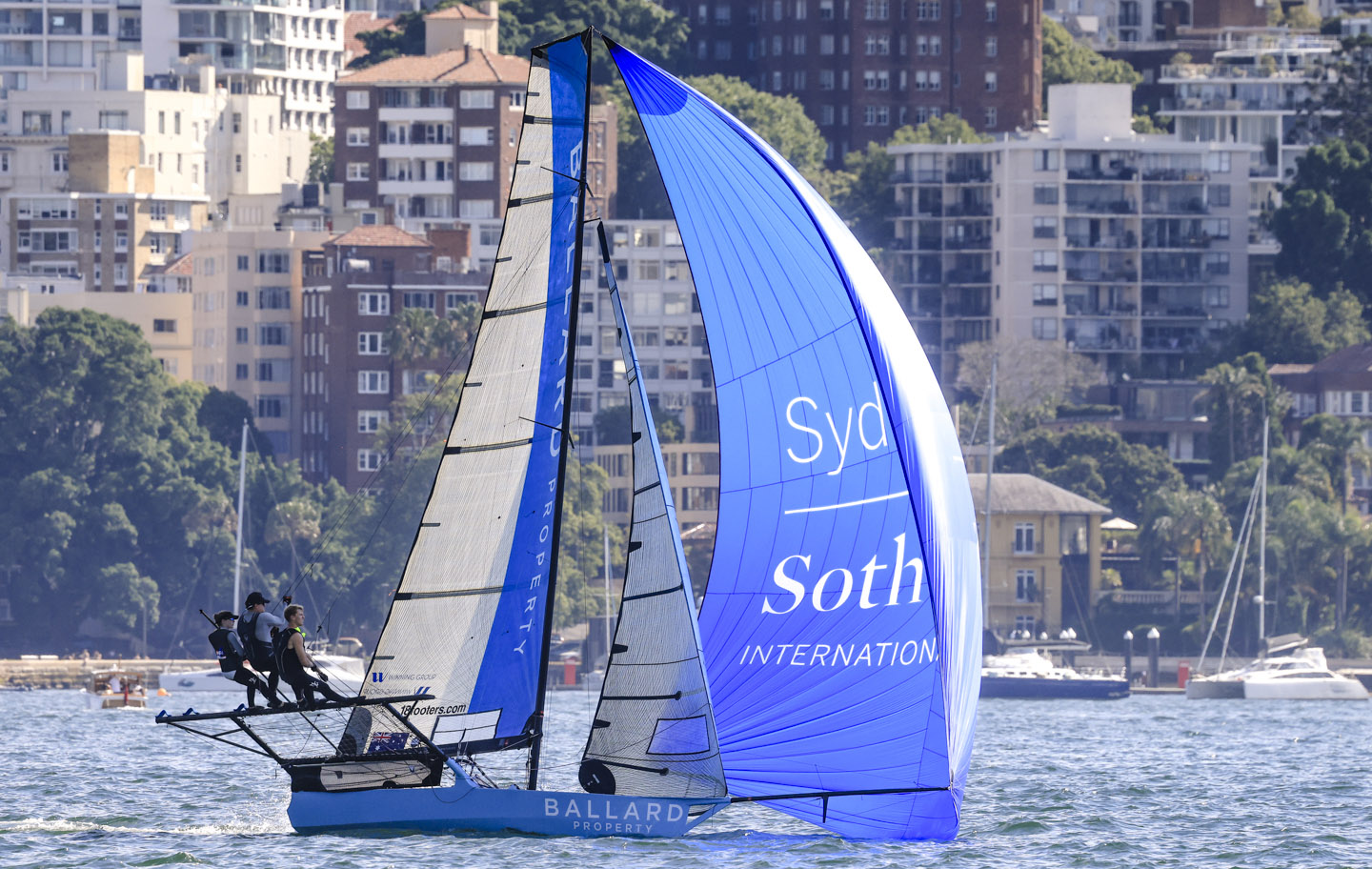 Sotheby's Ballard Property in last Sunday's racing (SailMedia)