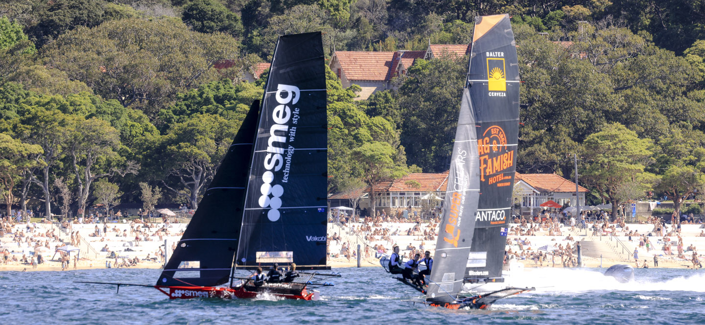 Two of the major threats to take out Race 6 (SailMedia)