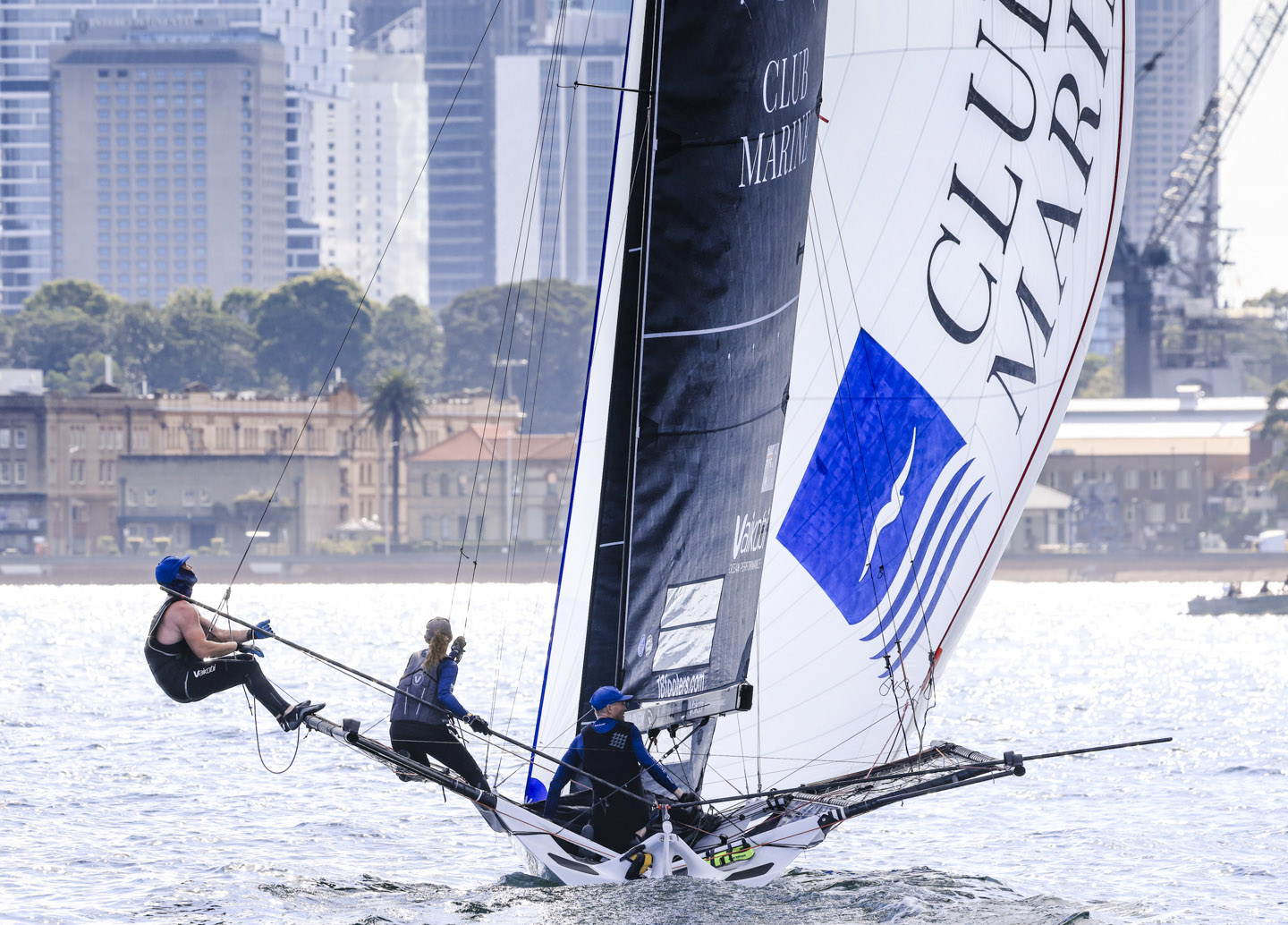 Club Marine, on the way to victory in Race 5 last Sunday (SailMedia)