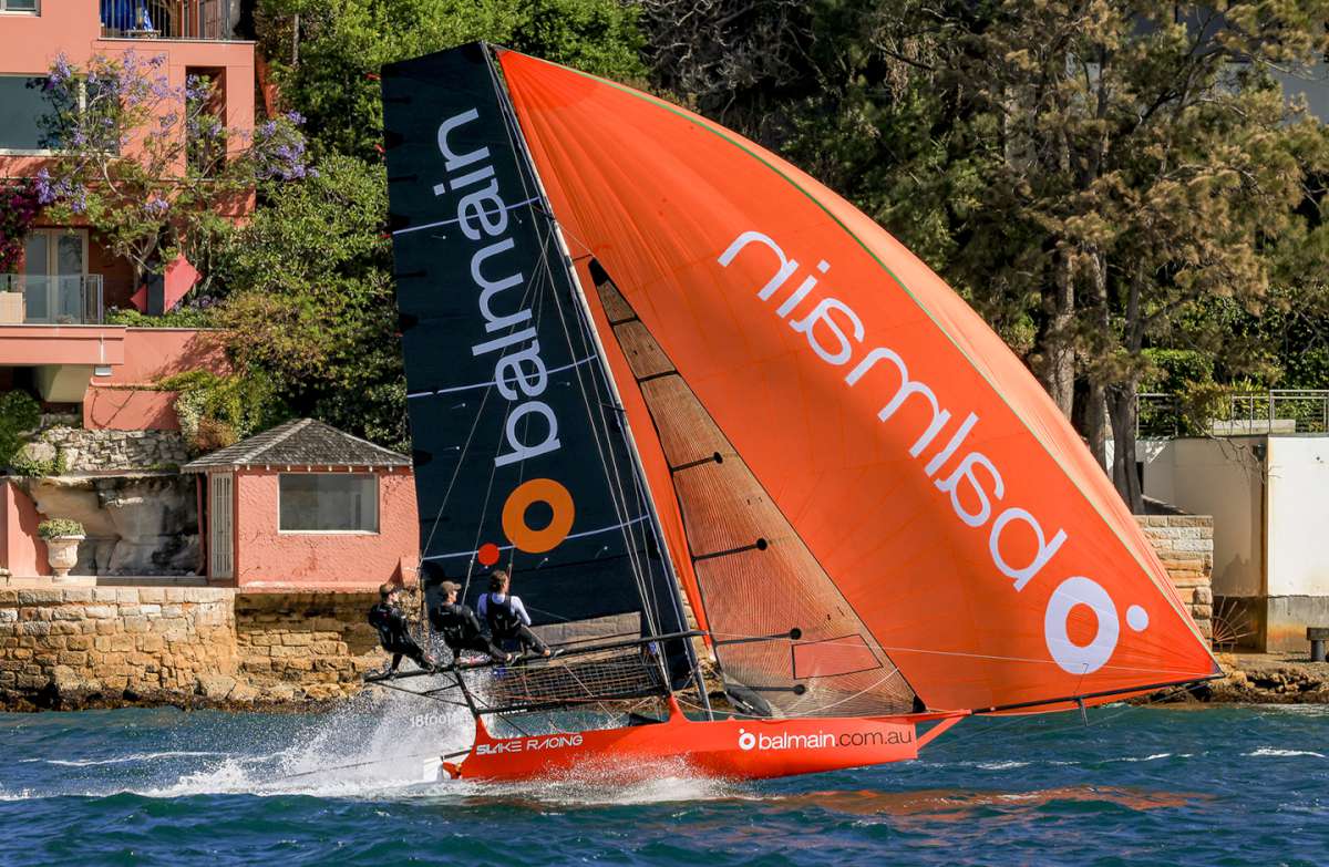 North East spinnaker run to the finish line (SailMedia)