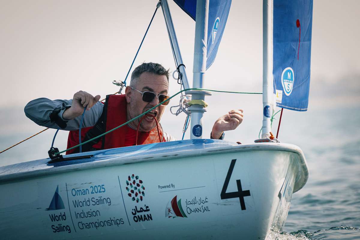 Oman 2025 World Sailing Inclusion Championships - Oman - one-person Hansa 303- Photo : Vincent Curutchet / Lloyd Images