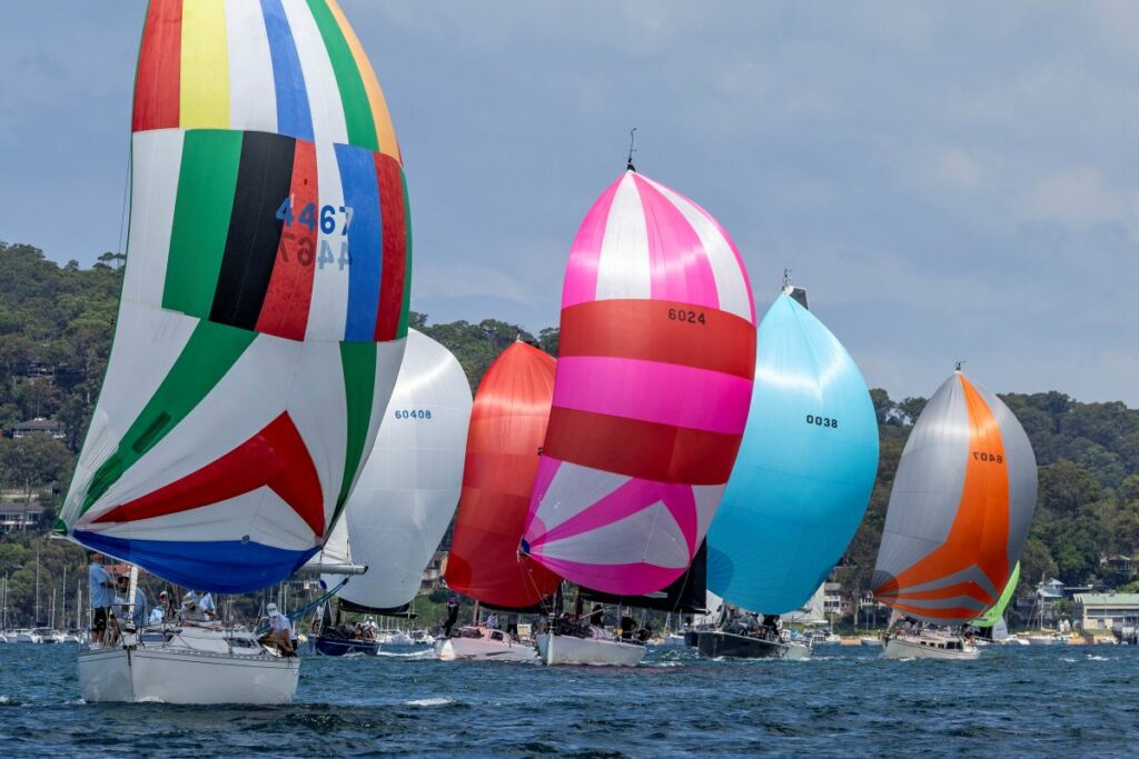 Colour in Pittwater inshore race - Andrea Francolini, RPAYC pic