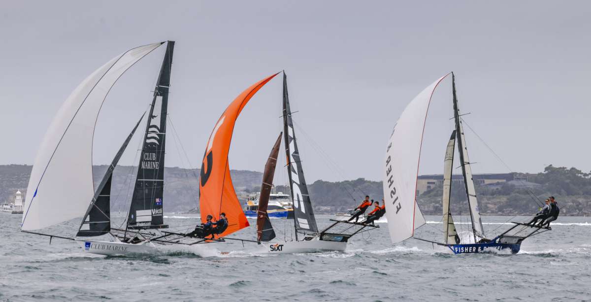 Battle for minor placings in the later race (SailMedia)