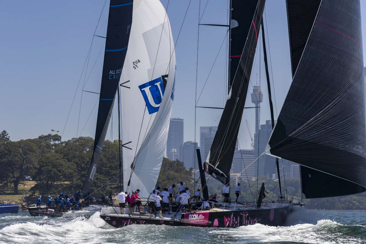 SOLAS Big Boat Challenge on a picturesque Sydney Harbour - Credit CYCA / Andrea Francolini