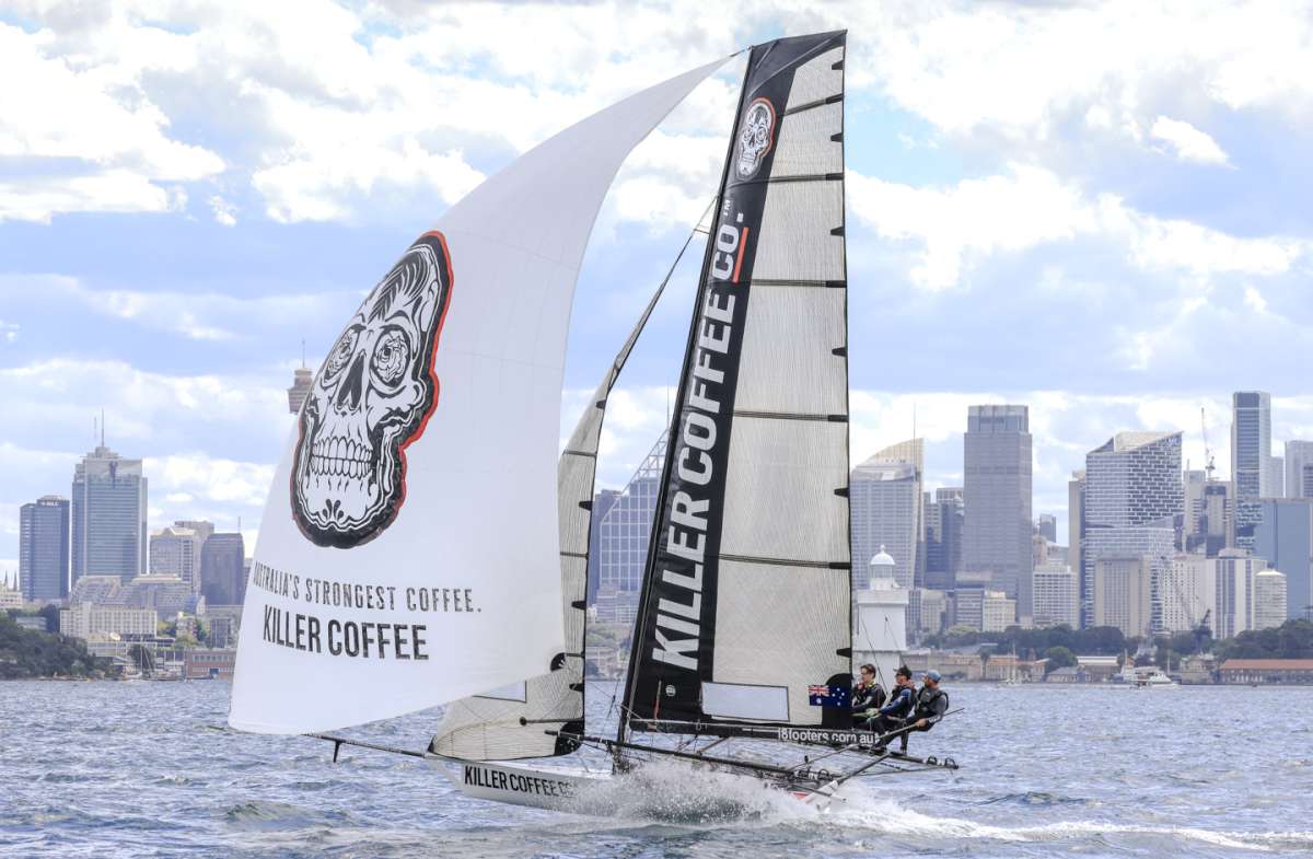 Killer Coffee Co, a spectacular sight on the harbour (SailMedia)