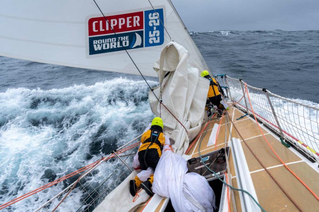 Clipper Race sailors conquer the Roaring Forties