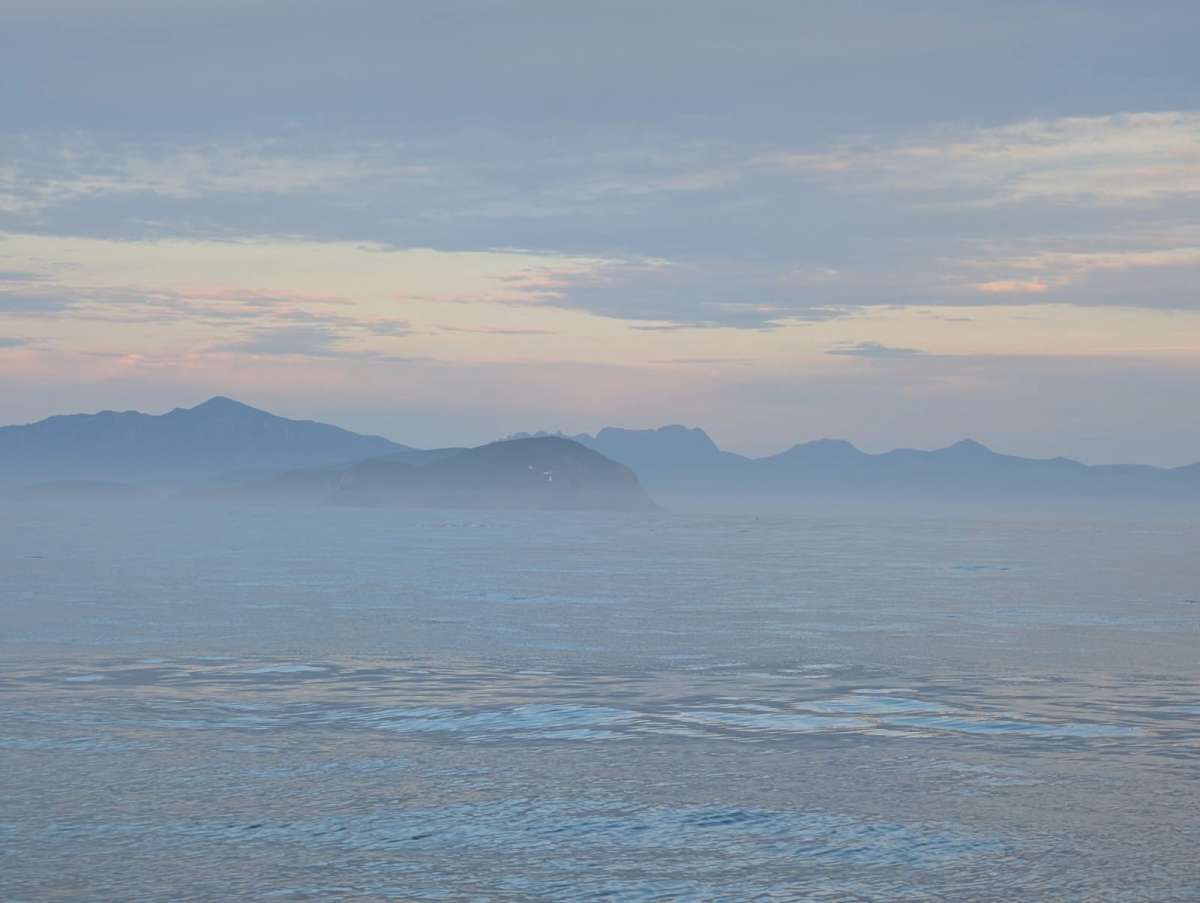 A view from The Jackal rounding Maatsuyker Island last night. Photo credit Matt Setton