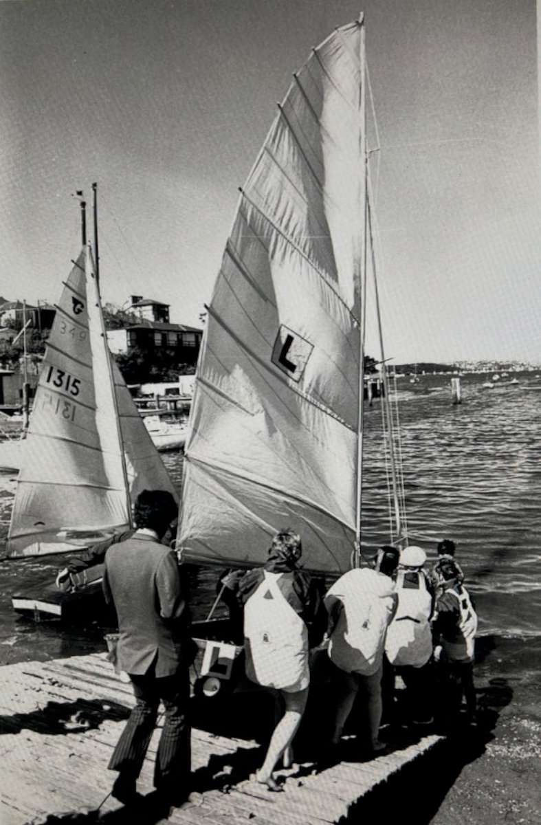 First Female Crew sailing 18foot skiff -1972