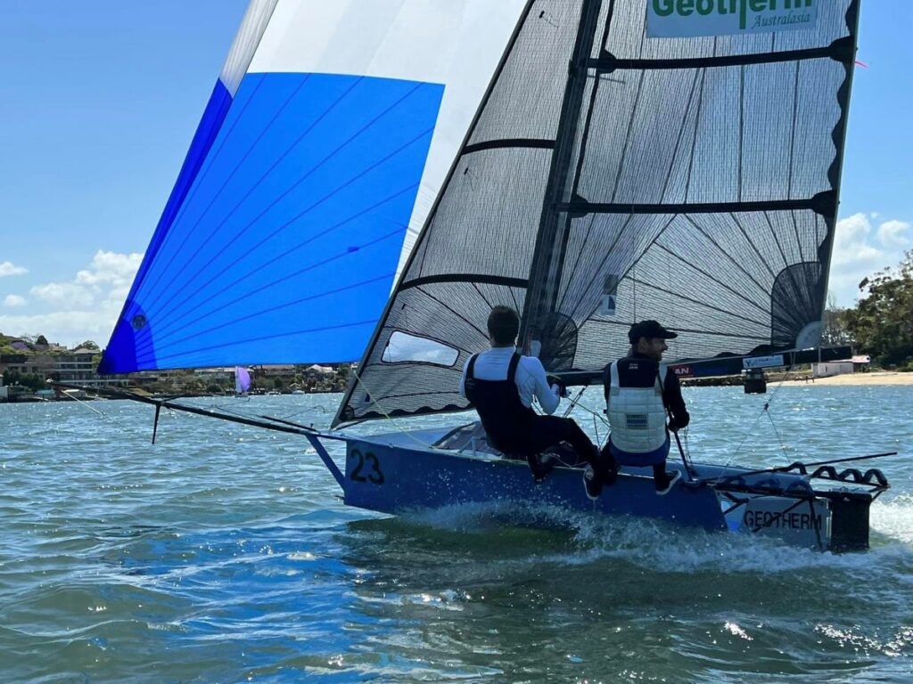 Geotherm was second to Sail Inc. - pic courtesy 12ft skiffs