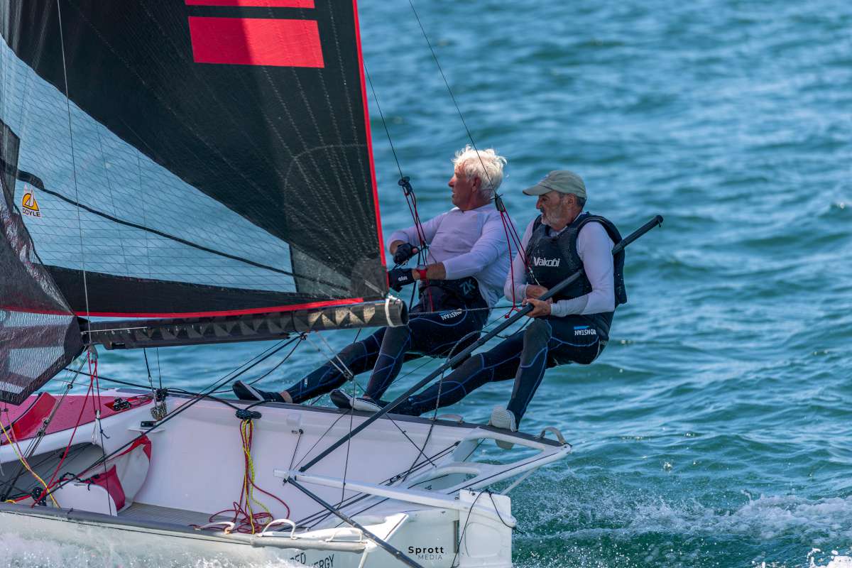 Murray Press and Mark Muirhead stretch on Red Energy - credit @sprottmedia