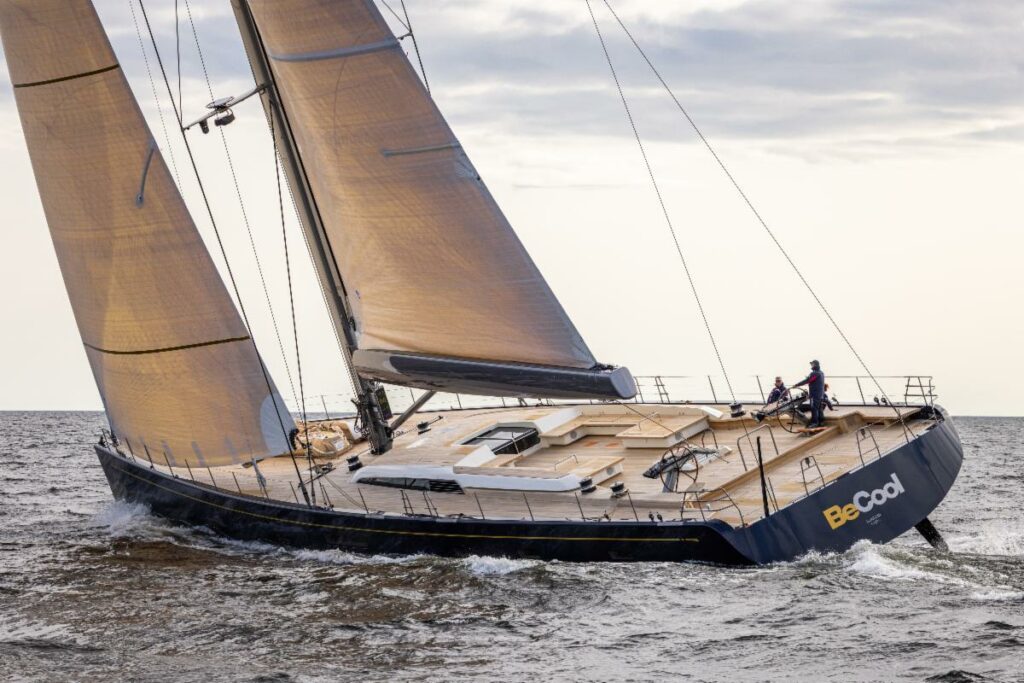 On her maiden transatlantic race - Swan 128 Be Cool Credit Nautor Swan