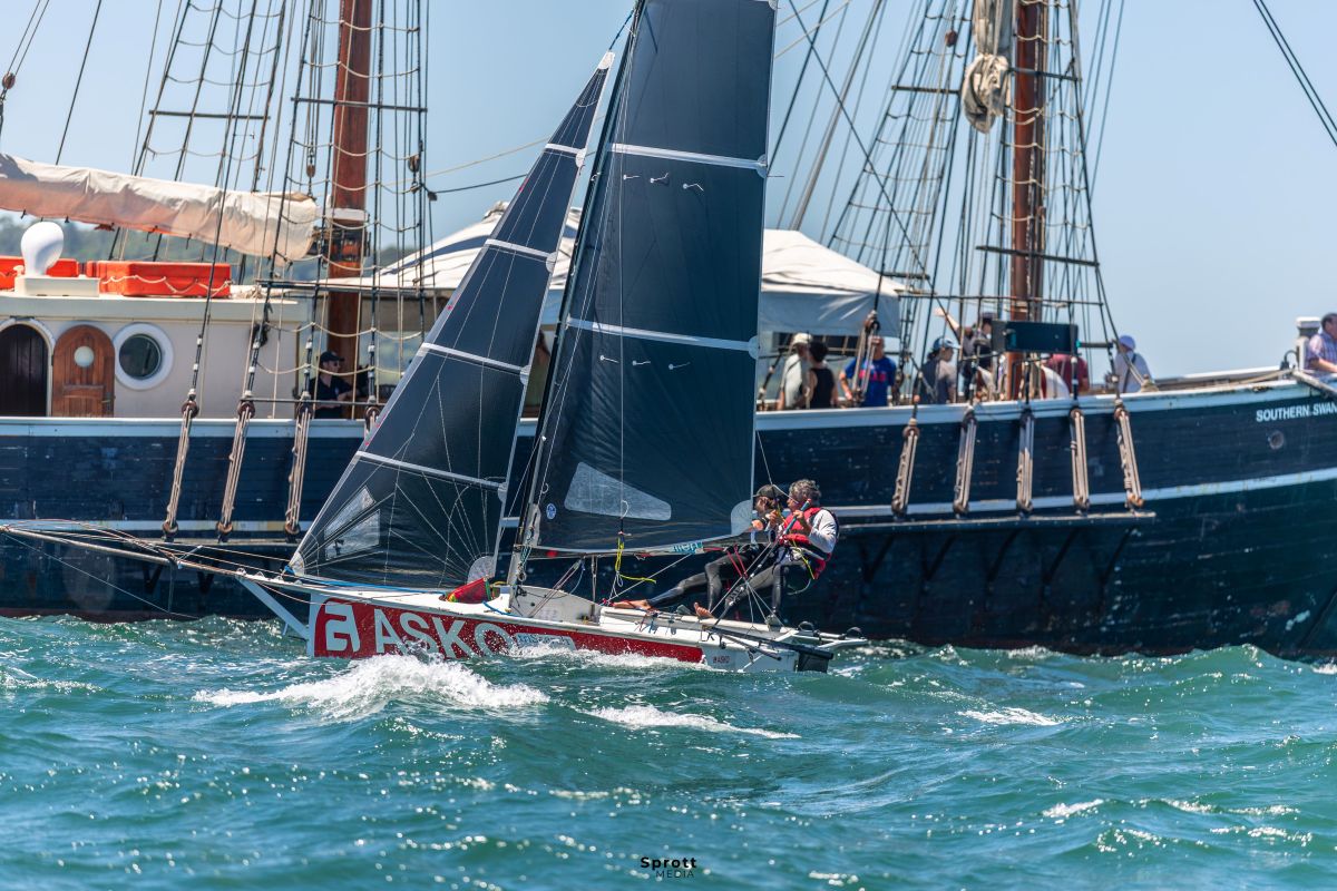 Greg Roake skippered ASKO - credit @sprottmedia