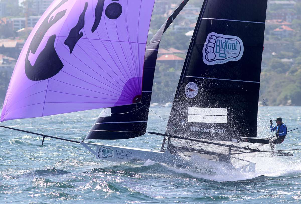 Big Foot at the previous nationals on Sydney Harbour (Frank Quealey)