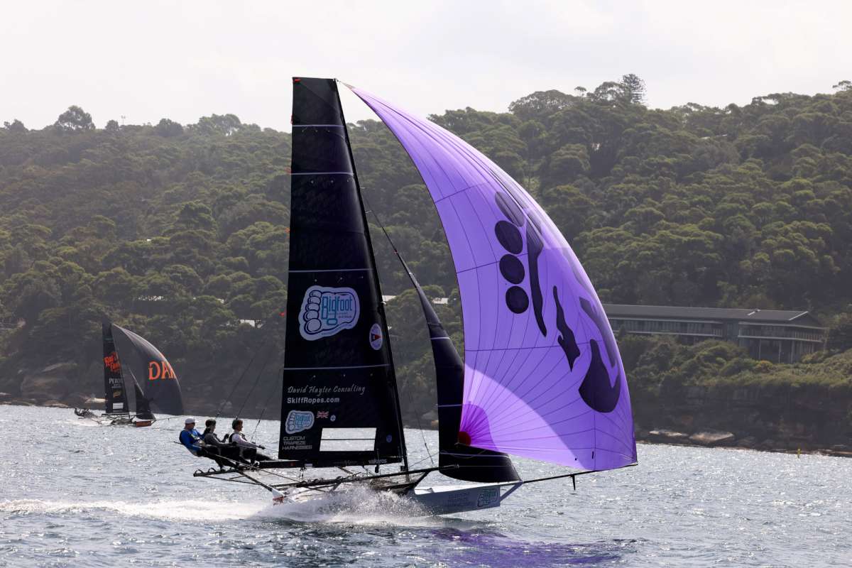 Queensland's Big Foot on Sydney Harbour (SailMedia)