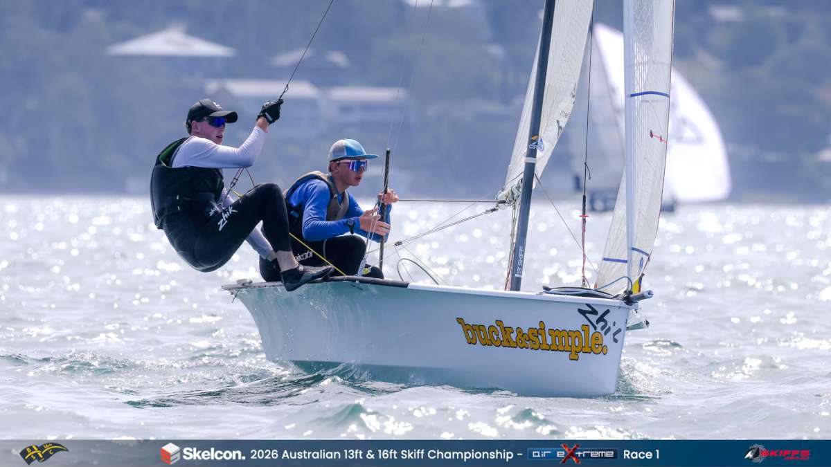 Buck & Simple 2 - Photo Credit Michael Chittenden for Belmont 16s Sailing Club