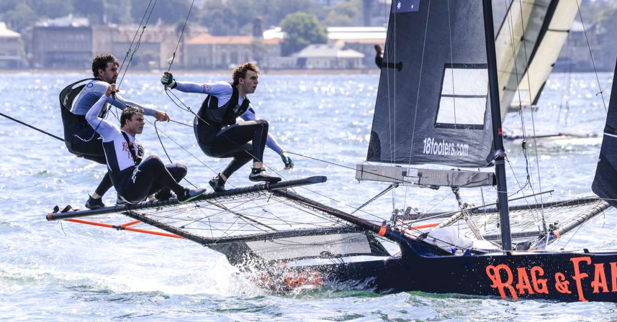 Crew on alert with guest skipper Seve Jarvin (SailMedia)