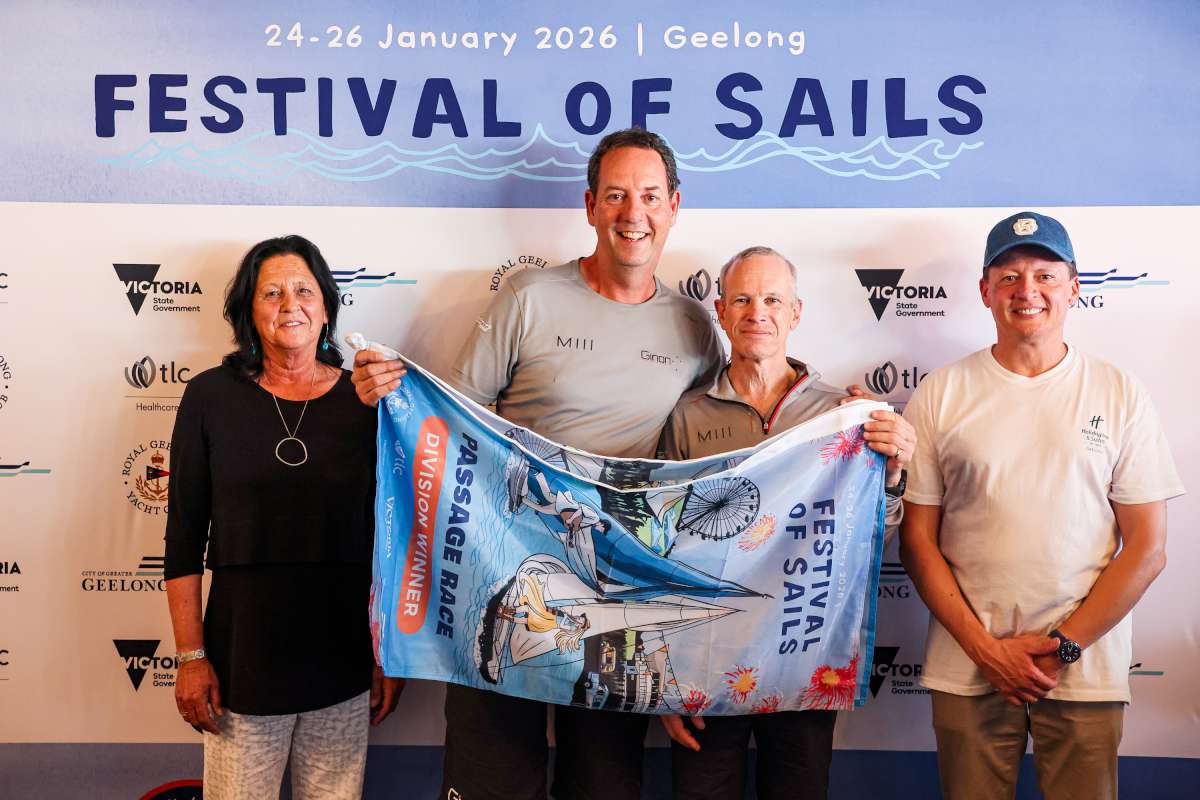 Ginan were the winners on IRC overall - Festival of Sails 2026 © Salty Dingo 2025